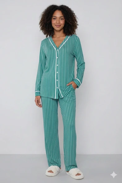 Limissi Viskon Pijama Takımı ürün görseli 1