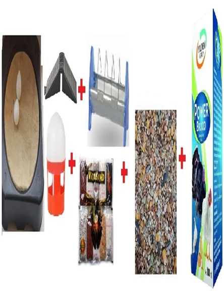GÜVERCİN YETİŞTİRME SETİ (Güvercin folluk+Güvecin yemlik+Güvercin suluk+Güvercin vitamin+Tünek+Yem) ürün görseli 1