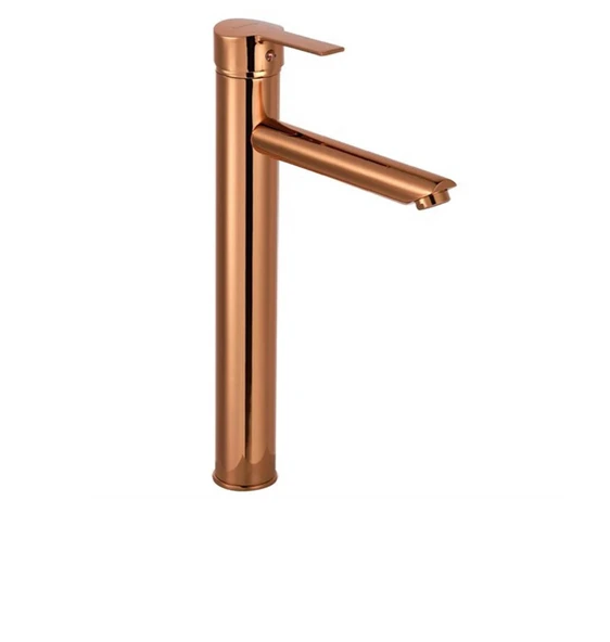 FONTANA ÇANAK TİPİ LAVABO BATARYASI FS-1123 PARLAK BAKIR ürün görseli 1