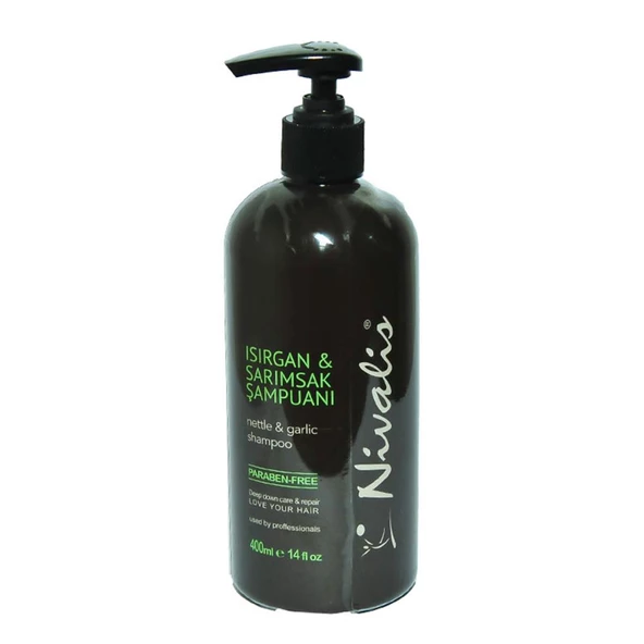 Nivalis Doğal Isırgan Sarımsak Şampuanı 400ML Nettle Garlic ürün görseli 1