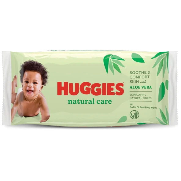 Huggies Yenidoğan Natural Care Islak Bebek Havlusu 56 Yaprak ürün görseli 1