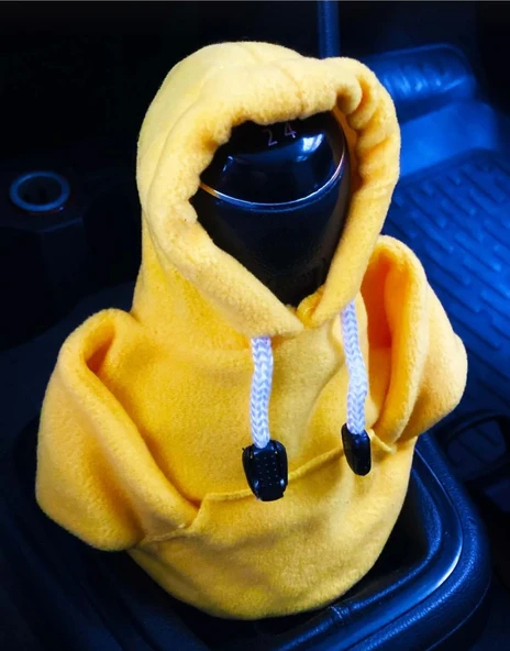 Vites Kılıfı Uyumlu Kapşonlu Sweatshirt Vitese Geçmeli Vites Topuzu Kılıfı ürün görseli 1