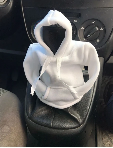 Vites Kılıfı Uyumlu Kapşonlu Sweatshirt Vitese Geçmeli Vites Topuzu Kılıfı ürün görseli 1