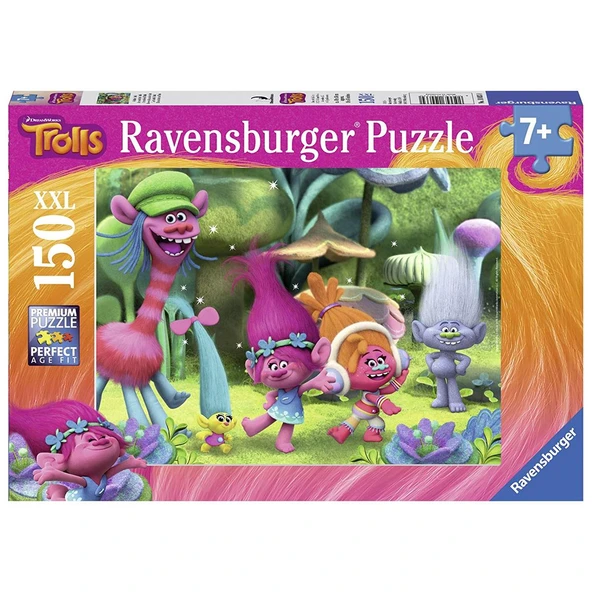 Ravensburger 150 XXL Parçalı Trolls Yapboz Puzzle Ravensburger 7 Yaş ve Üzeri Çocuk Yapbozları ürün görseli 1