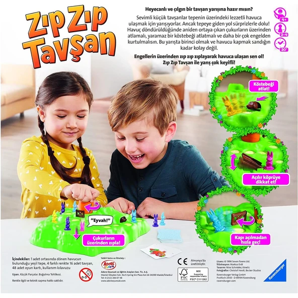 Ravensburger Zıp Zıp Tavşan - Resim 3