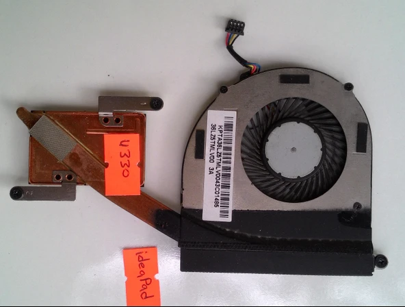 (Orjinal)Lenovo ideapad U330 Touch modeli için işlemci fanı+ heatsink (teşhir ürün) ürün görseli 1