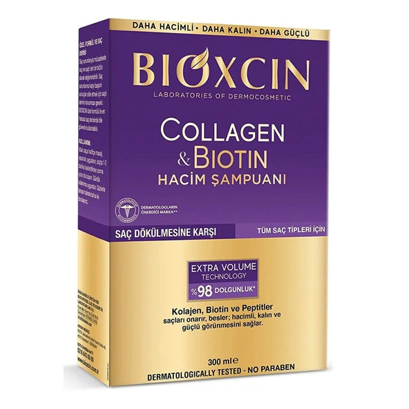 Bioxcin Collagen Biotin Hacim Şampuanı 300 ml ürün görseli 1