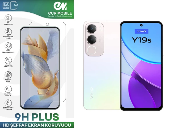 Vivo Y19s Ekran Koruyucu Esnek Nano Cam Tam Uyumlu Şeffaf ürün görseli 1