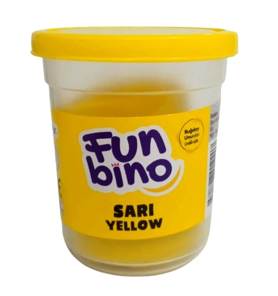 Funbino Oyun Hamuru 115Gr Sarı - 4 adet ürün görseli 1