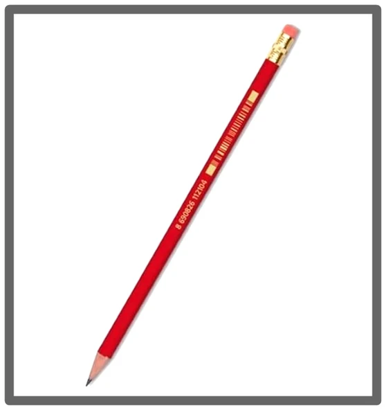 Adel Fish Pencil Kurşun Kalem Silgili - 10 adet ürün görseli 1