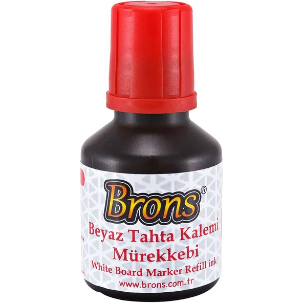 Brons Tahta Kalemi Mürekkebi 30 Cc Kırmızı - 2 adet ürün görseli 1