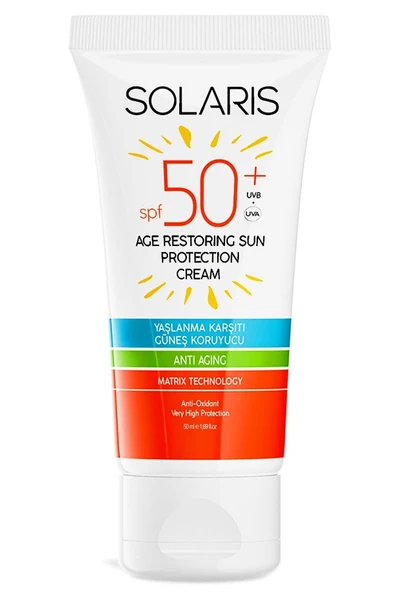 SOLARIS Tüm Cilt Tipleri Için Leke Ve Yaşlanma Karşıtı Güneş Kremi Spf 50 ( 50 ml ) ürün görseli 1