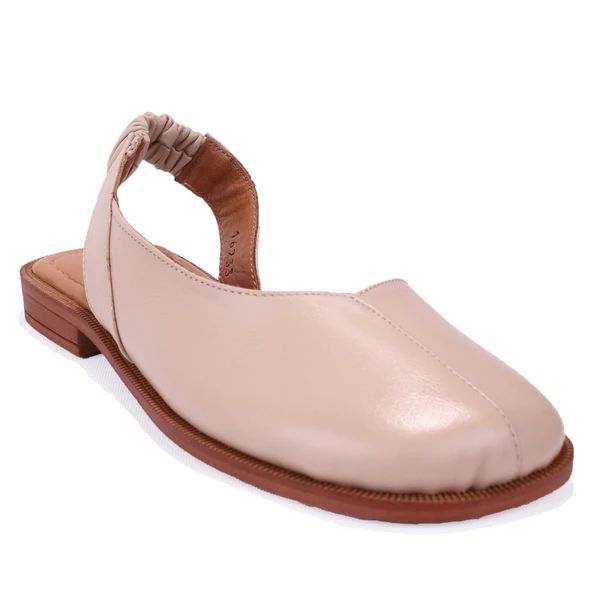 Dagoster DZA07-60216233 Bej Günlük Ortopedik Deri Spor Kadın sandalet ürün görseli 1