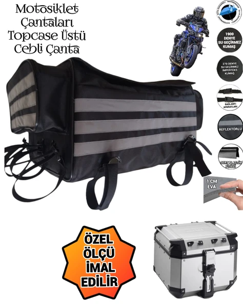 TOPCASE ÜSTÜ MOTOSİKLET ÇANTASI ürün görseli 1