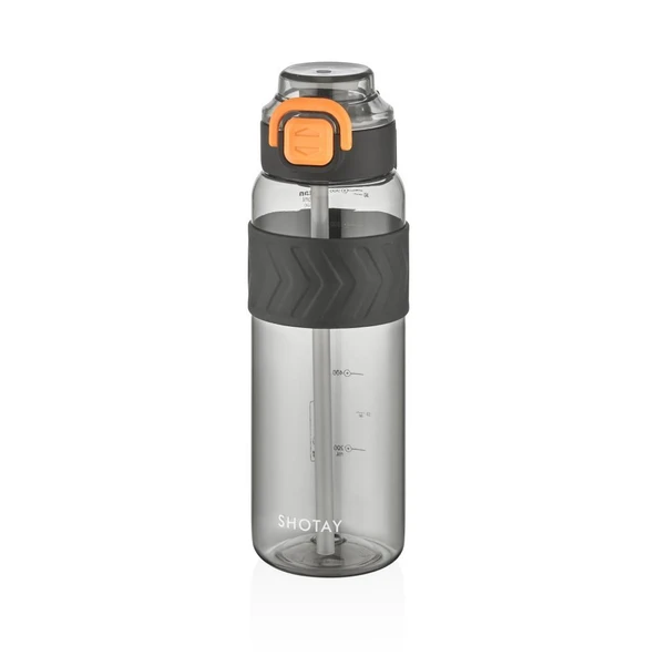 Shotay Direction Su Matarası Tritan Siyah 1000Ml ürün görseli 1