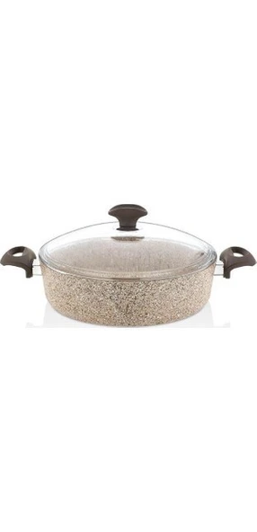 Falez Creamy Granit 28 cm Karnıyarık Tenceresi - CRE 3009 ürün görseli 1