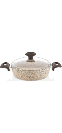 Falez Creamy Granit 24 cm Karnıyarık Tenceresi - CRE 3007 ürün görseli 1