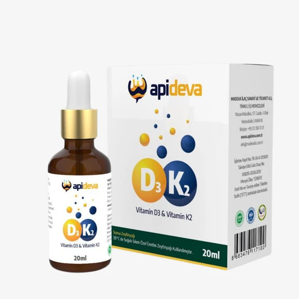 D3 K2 Vitamini Apideva ürün görseli 1