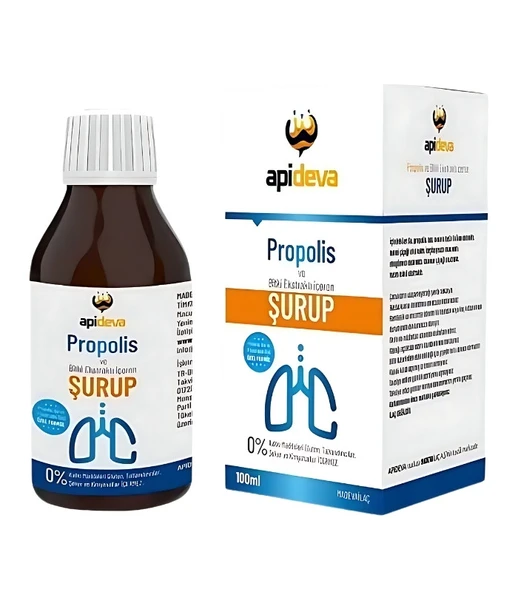 BİTKİSEL ŞURUP 100ml APİDEVA ürün görseli 1