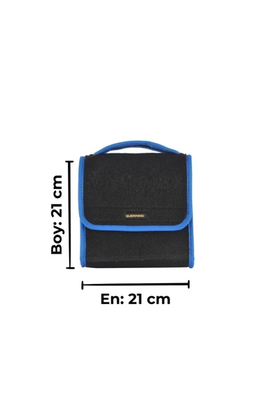 Mini Araç Bagaj Çantası Araba Bagaj Organizer Bagaj Düzenleyici Çanta Oto Bagaj Düzenleyici Mavi ürün görseli 1