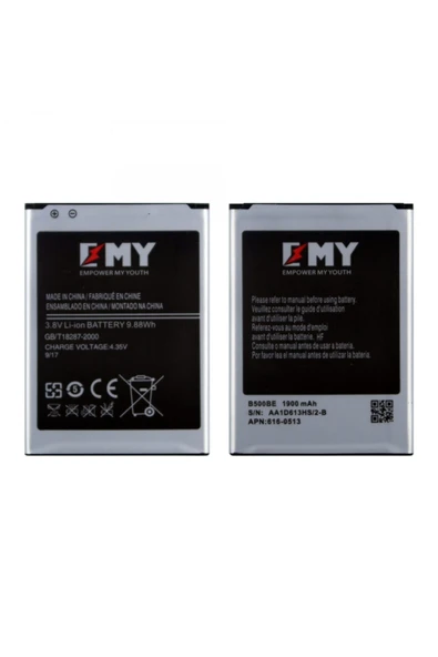 Emy Samsung Galaxy I9190 S4 Mini Uyumlu B500be 1900 Mah Batarya ürün görseli 1