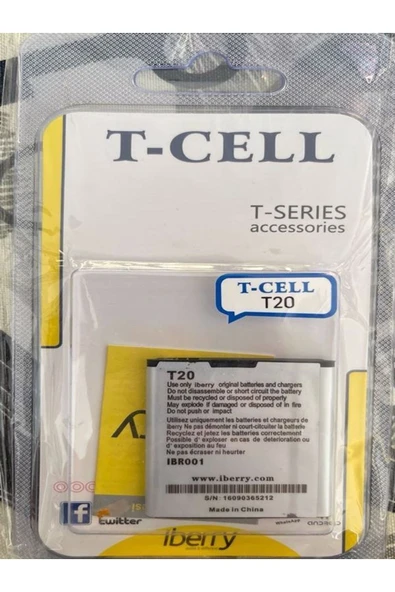 TREND Turkcell T20 Batarya Pil Süper Kalite A+++ ürün görseli 1