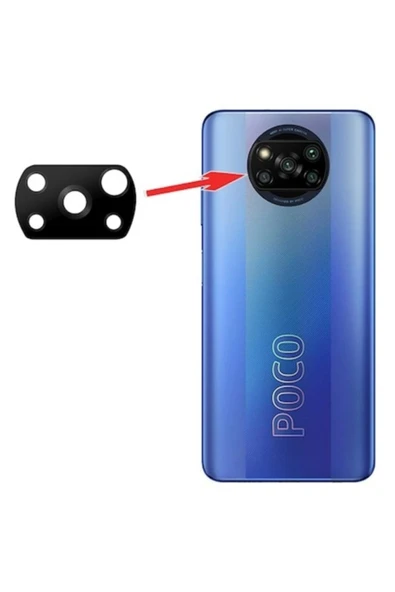 Sentech Poco X3 - Poco X3 Nfc Kamera Lens Camı ürün görseli 1