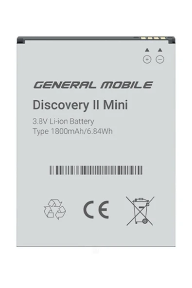 General Mobile Discovery 2 Mini Batarya Pil A++ Lityum Iyon Pil ürün görseli 1