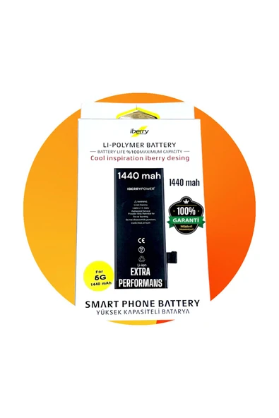 ENALP iphone 5 - 5g batarya Güçlendirilmiş Batarya 1440 mah ürün görseli 1
