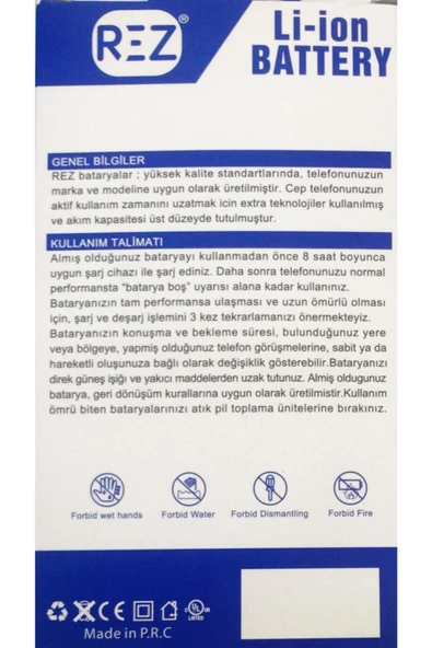lider gsm General Mobile Discovery E3 Batarya - Resim 3