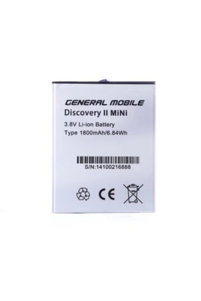 General Mobile Discovery 2 Minii Batarya Pil ürün görseli 1