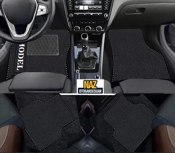 BMW X4 2014 - 2018  Siyah Halı Siyah Kenar Petek Topuk ürün görseli 1