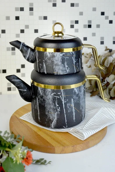 Marble Siyah Granit Çaydanlık 201292 ürün görseli 1