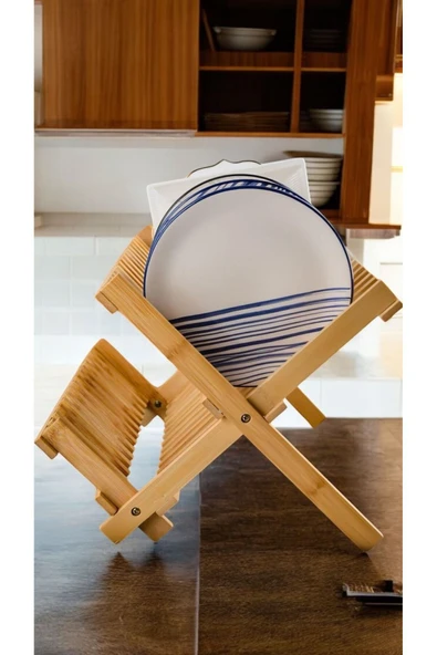 Bambu 47x32 Katlanabilir Bulaşıklık Tabaklık  700593 - Resim 2