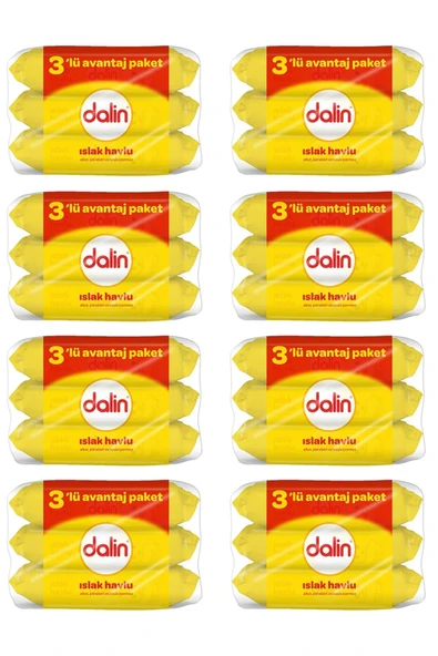 Dalin Klasik Islak Havlu 24'Lü 3 X 56 Adet ürün görseli 1