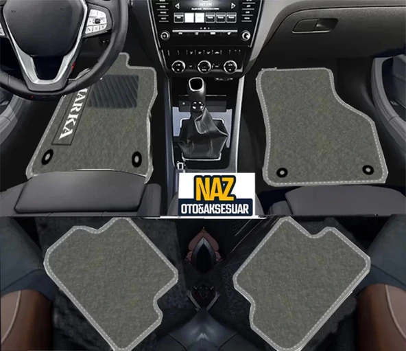 Volkswagen POLO 1995-2001 6N2 TEK KAPI Gri Halı Gri Kenar Petek Topuk ürün görseli 1