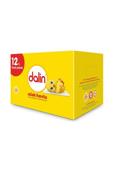 Dalin Islak Havlu Mendil 56x12 672 Yaprak ürün görseli 1