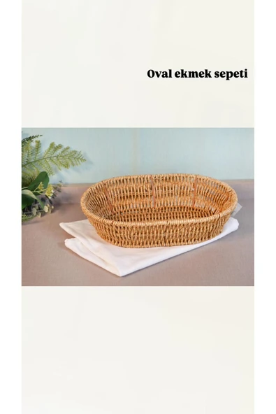 Oval Ekmek Sepeti 700663 - Resim 2