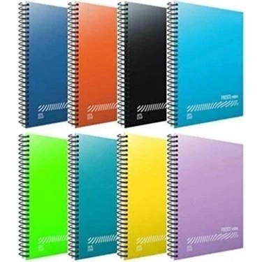 GIPTA SPIRALLI DEFTER PP KAPAK 72YP KARELI 4933 ürün görseli 1