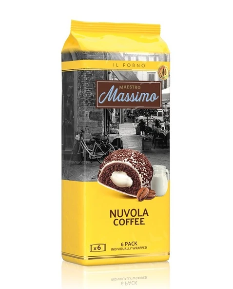 Nuvola Coffee (Kahveli Kek) 45 Gr. 6 Adet (1 Kutu) ürün görseli 1