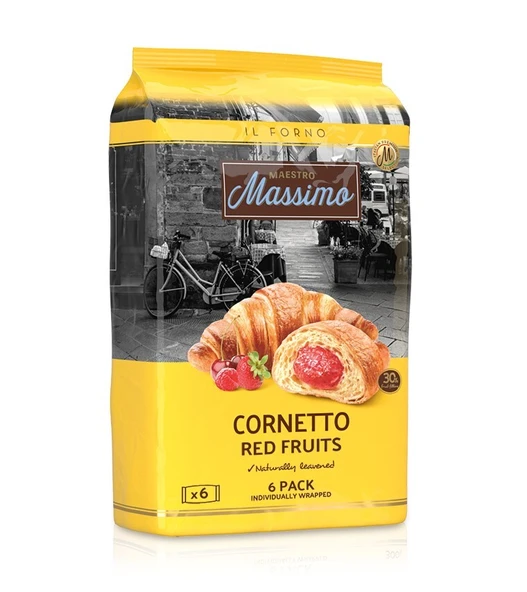 Cornetto Red Fruits (Kruvasan Kırmızı Meyveli) 45 Gram 6 Adet (1 Kutu) ürün görseli 1