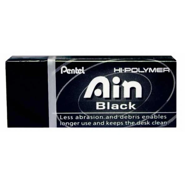 PENTEL SILGI HI-POLYMER ZEAH06A AIN SIYAH ürün görseli 1