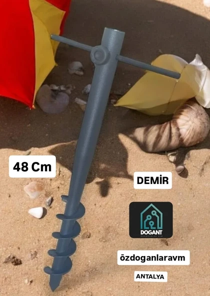 Fırtına Şemsiye Çadır Kazık Bahçe Plaj Yer Sabitleme Demir Kazık Sabitleme ürün görseli 1