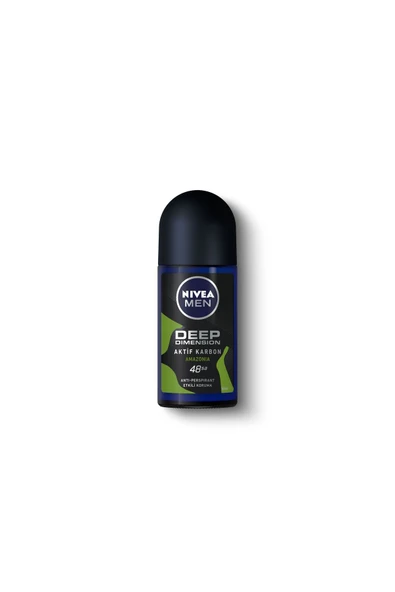 NİVEA ROLL-ON DEEP AMAZONİA FOR MEN 50 ML - Resim 3