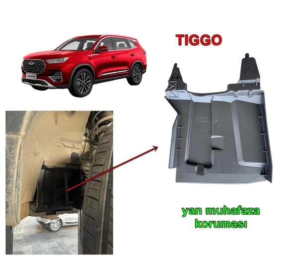 Tiggo 7 Pro Yan Muhafaza Koruma Plastik ürün görseli 1