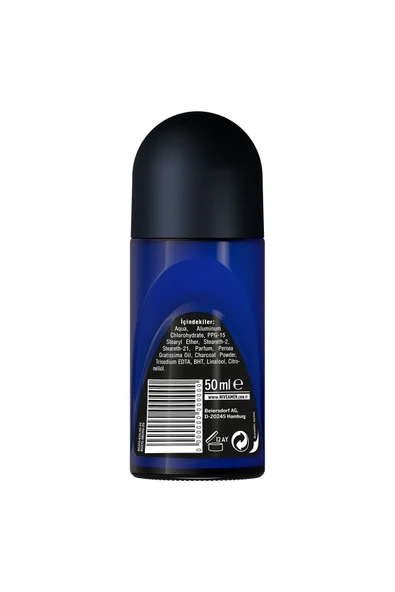 NİVEA ROLL-ON DEEP AMAZONİA FOR MEN 50 ML - Resim 2