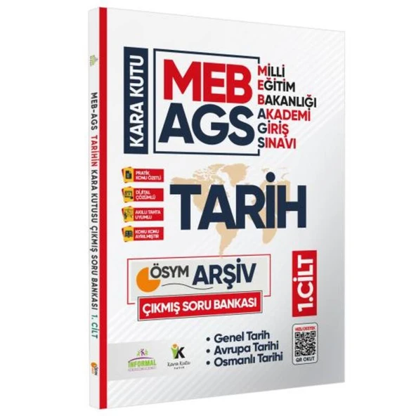 MEB AGS Tarihin Kara Kutusu 1.cilt En Kapsamlı ÖSYM Çıkmış Soru Bankası Konu Özetli Dijital Çözümlü ürün görseli 1