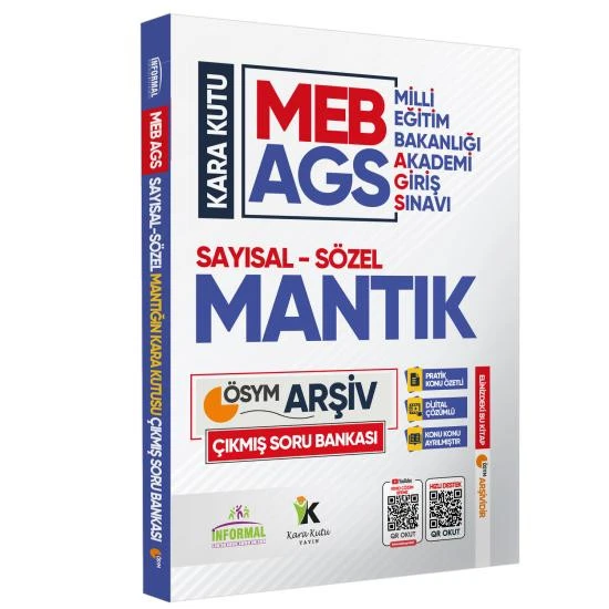 MEB AGS Sayısal ve Sözel Mantık Kara Kutu En Kapsamlı ÖSYM Çıkmış Soru Bankası Konu Özetli Çözümlü ürün görseli 1