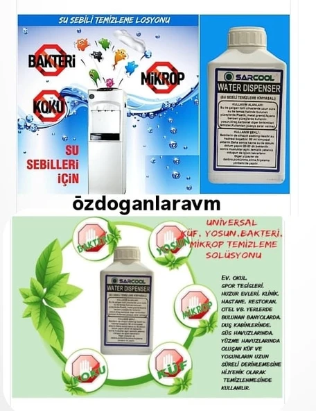 1 Kğ Sebil Damacana Akvaryum Depo Havuz Için Yosun Temizleme Losyonu Ilaçı ürün görseli 1