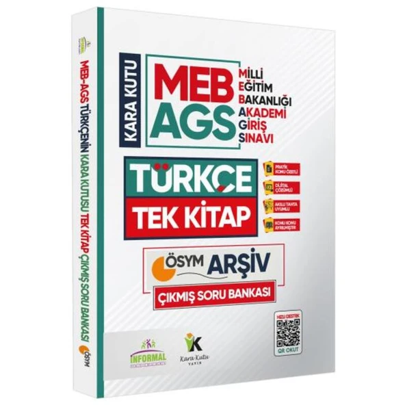 MEB AGS Türkçenin Kara Kutusu TEK KİTAP En Kapsamlı ÖSYM Çıkmış Soru Bankası Özetli Dijital Çözümlü ürün görseli 1